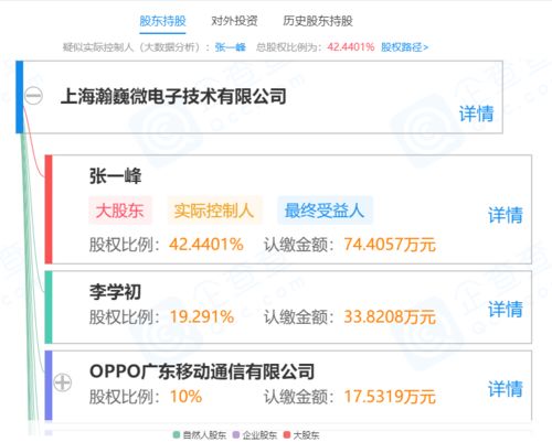 OPPO關聯公司戰略入股上海瀚巍微電子，深化集成電路芯片設計布局